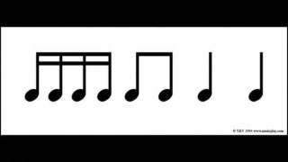 Jingle Bells Rhythm Flashcards