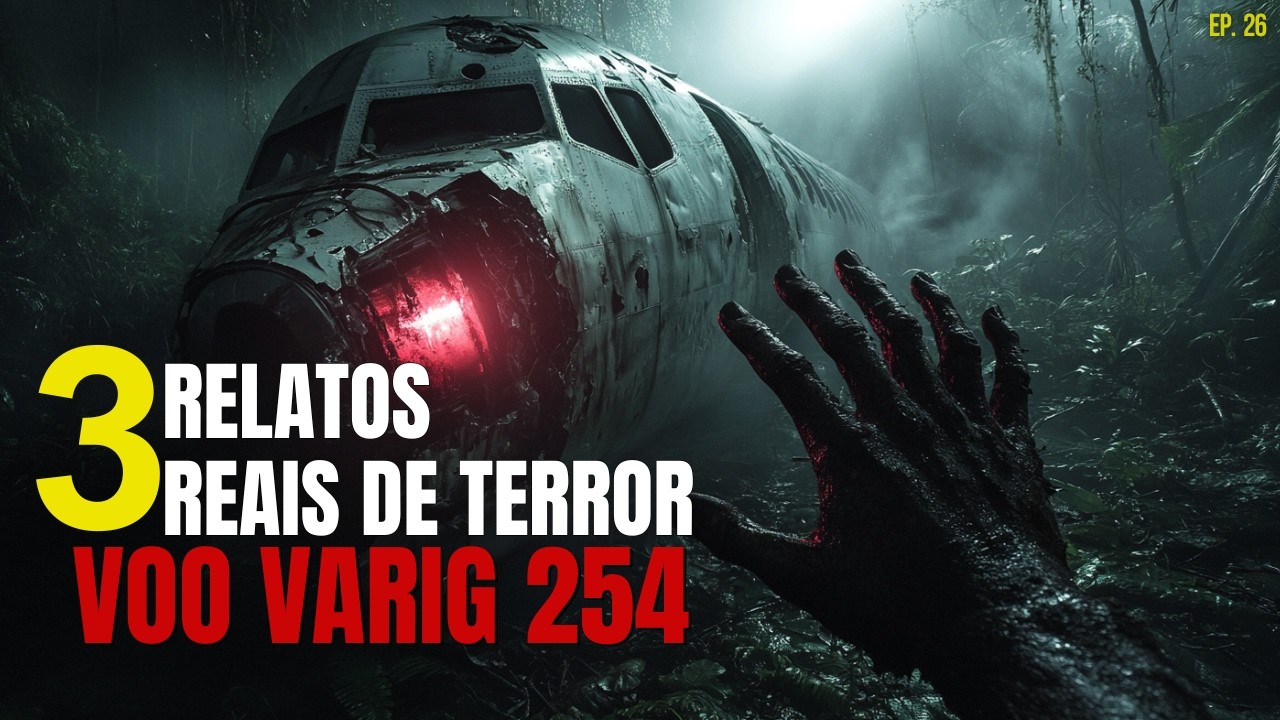 3 Relatos Sobrenaturais da Tragédia do Voo VARIG 254 | Histórias Reais de Terror
