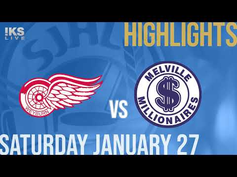 Weyburn Red Wings vs Melville Millionaires Jan 27th