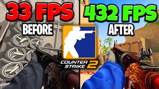 CS2 FPS BOOST Guide / BEST SETTINGS for MAX FPS on ANY PC! 📈✅