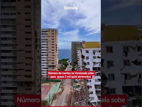 NÚMERO DE MORTOS NA VENEZUELA SOBE PARA QUASE 3 MIL APÓS TERREMOTOS