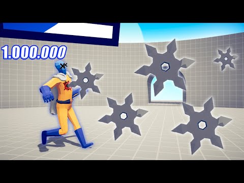 1.000.000 DAMAGE SAMURAI 1 vs 1 TOURNAMENT - TABS | Totally Accurate Battle Simulator 2023