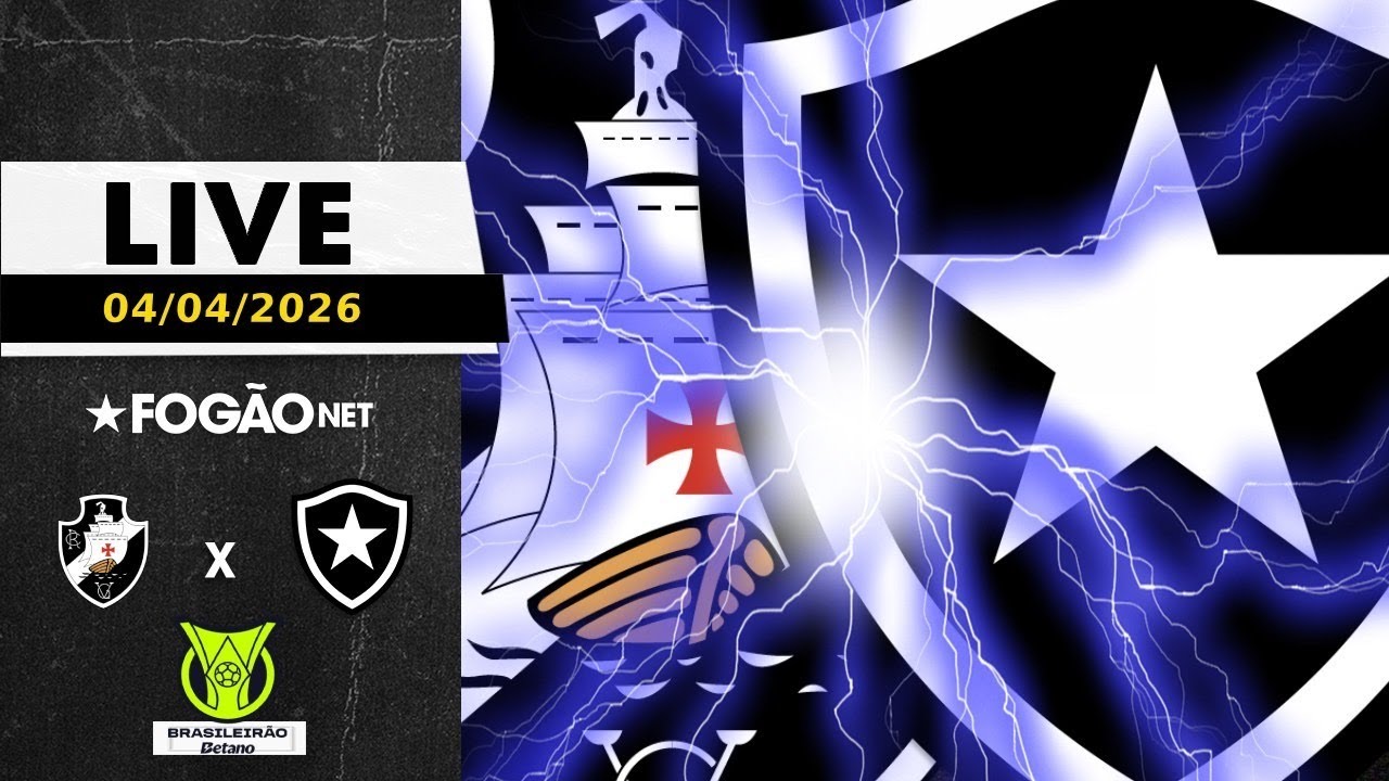 LIVE | Pré-jogo de Vasco x Botafogo pela 10ª rodada do Campeonato Brasileiro
