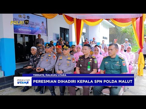 POLDA MALUT RESMIKAN SPPG TINGKATKAN GIZI MASYARAKAT