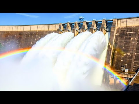 Inside the World's Largest Dam: From River Construction to Electricity (Full Process)