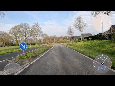 Zündapp bromfiets ritje in Duitsland - Engden richting Nordhorn 🇩🇪 | Met snelheidsmeter