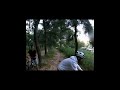 Work out running tempo  at forest Morella.