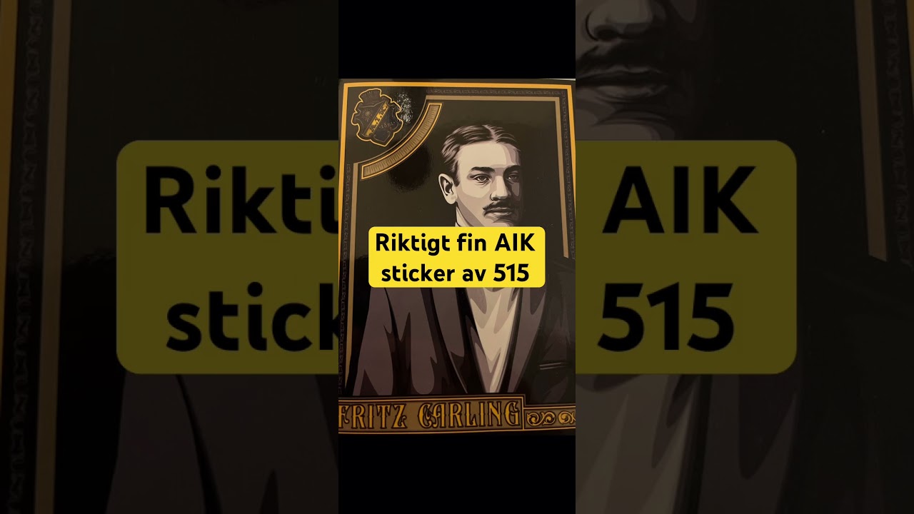 AIK sticker av 515 på Fritz Carling #aik #logo #logodesign