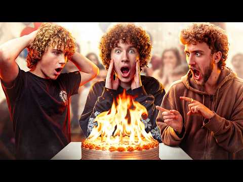 NELSONS 17TH BIRTHDAY WENT WRONG!! (CAKE CAUGHT ON FIRE)