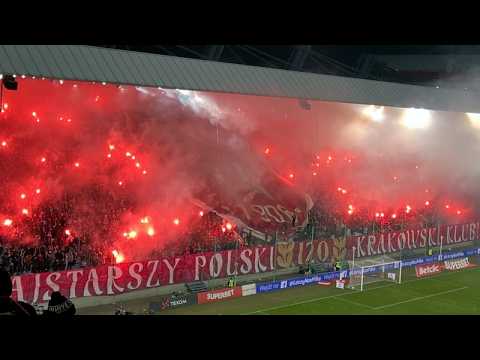 PL: Wisła Kraków - Wieczysta Kraków [cały doping, piro]. 2026-02-20