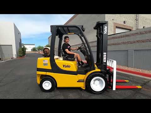 YALE GLP060VXESE093 6,000lb LP (Propane) #422E - Forklift For Sale