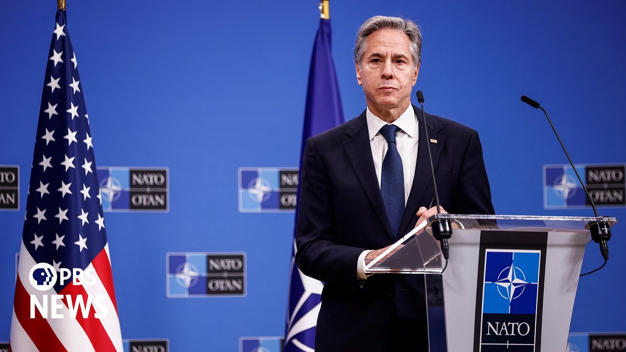 WATCH: 'Nato is bigger, stronger' thanks to Biden administration, Blinken says in final meeting