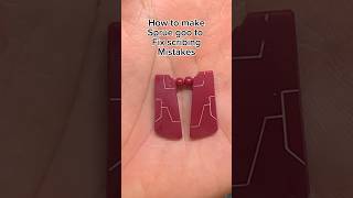 How to fix scribing mistake using sprue goo