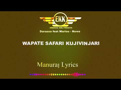 Darassa feat. Marioo - News (Lyrics) | Official Lyric Video