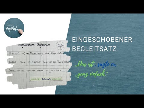 Wortliche Rede Grundschule Begleitsatz In Der Mitte - The Center