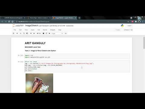 Image To Sketch Using Python Opencv Matplotlib