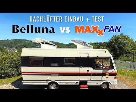 Belluna vs Maxxfan rainproof roof fan installation + test, which is the better alternative?