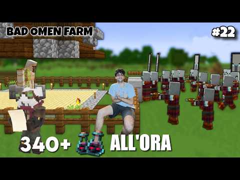 FARM di RAID AUTOMATICA ⚔️💎 Totem, Smeraldi e Bad Omen INFINITI! | Minecraft Ep. 22