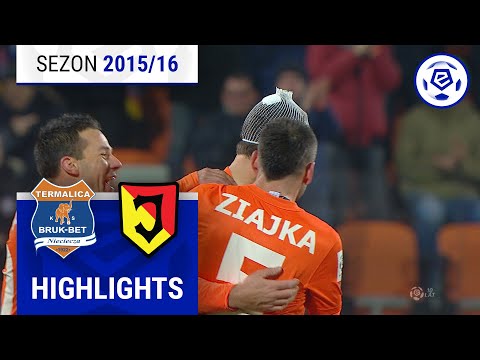 Termalica Bruk-Bet Nieciecza - Jagiellonia Białystok 2:0 | SKRÓT | Ekstraklasa 2015/16 | 17. Kolejka