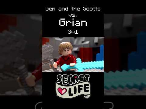 Grian vs. Gem and the Scotts: 3v1 | Secret Life Animation #secretlife #pastlife #Grian #lifeseries