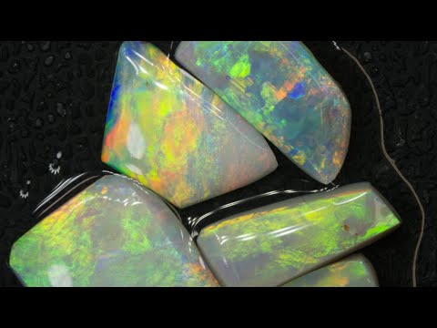 6.3 cts Australian Rough Opal Parcel, Rubs Lightning Ridge