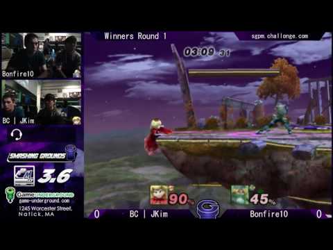 SG at GU 10-5.5: BC | JKim (Peach) vs WPI | bonfire10 (Sheik)