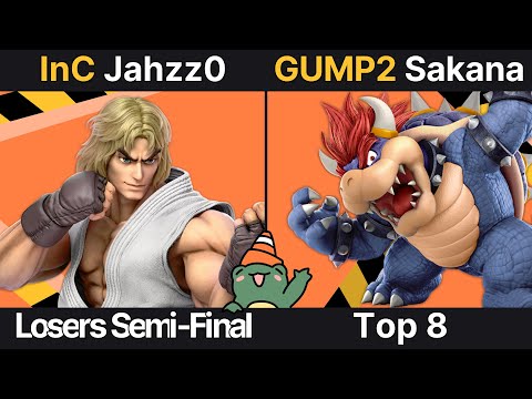 InC | Jahzz0 (Ken) vs GUMP2 | Sakana (Bowser) - WreckCon 2024 - Loser's Semi-Finals