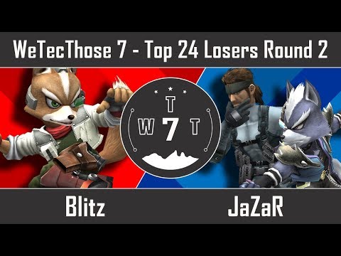 WeTecThose #7 | Blitz (Fox) vs ST JaZaR (Snake, Mewtwo) - Top 24 LR2