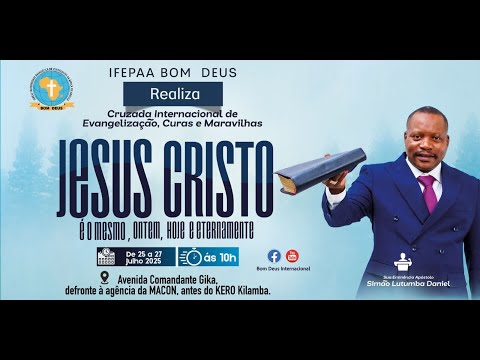 1º DIA DA CAMPANHA INTERNACIONAL DE CURAS E MARAVILHAS.