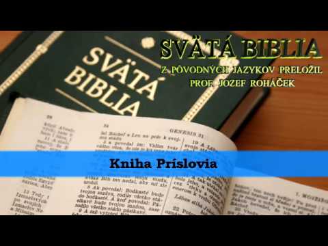 20 - Kniha Príslovia