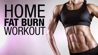 Home Fat Burn Workout (EXHAUSTED WITH JUST 2 EXERCISES!!)