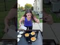 little happy dance at the end #blackstone #blackstonebreakfast #breakfastideas  #blackstonegriddle