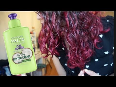 TESTING GARNIER FRUCTIS CURLY HAIR PRODUCTS | Demo