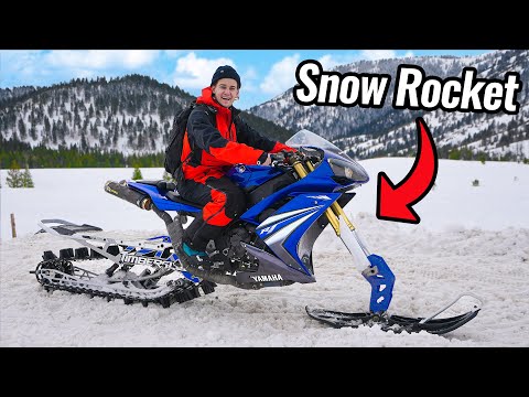 1000cc Crotch Rocket Snowbike!