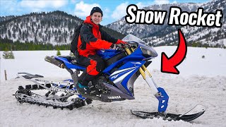 1000cc Crotch Rocket Snowbike!