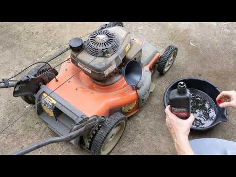 YouTube video about: What oil does a husqvarna lawn mower use?