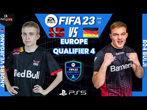 ANDERS VEJRGANG VS B04 BULJI | FIFA 23 GLOBAL SERIES EUROPE QUALIFIER 4 - PRO VS PRO