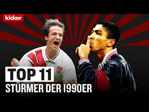 Elber, Bobic und Co.: Top 11 Bundesliga-Stürmer der 1990er