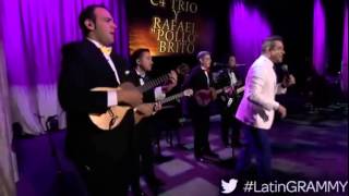 Presentación de C4 Trío y Rafael  Pollo Brito  en los Latin Grammy 2014