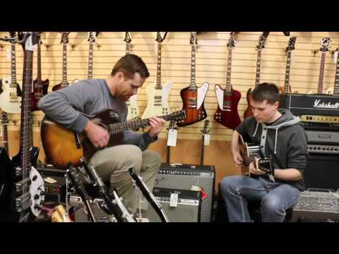 Ryan Stewart and Ethan Sherman playing two old Gibson Kalamazoos