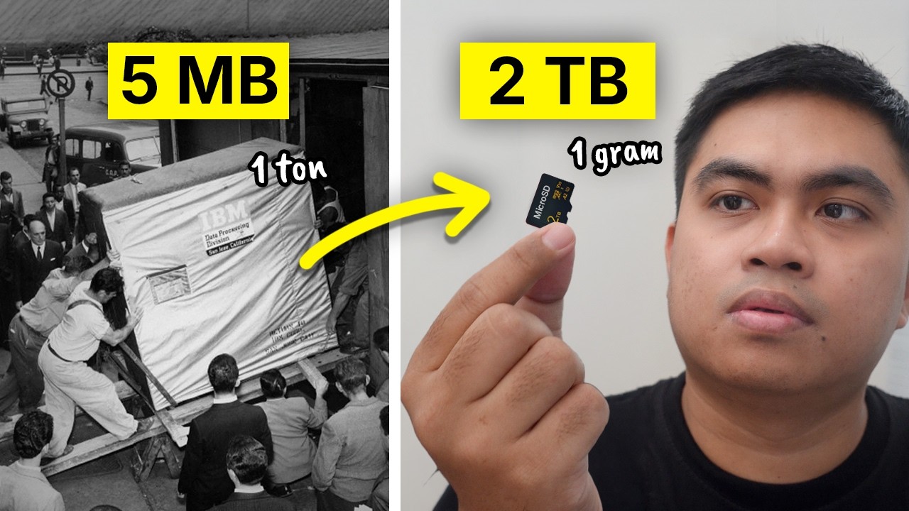 Dari sebesar lemari sampai sekecil ini. Bagaimana ukuran memori bisa terus mengecil?