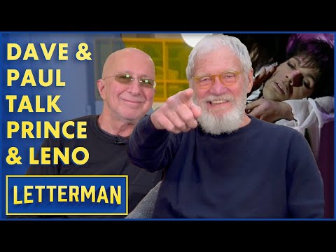 Dave And Paul Talk Prince And Jay Leno | Letterman