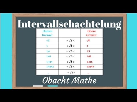 Intervallschachtelung in der Mathematik mega leicht erklärt!!![Deutsch/German]