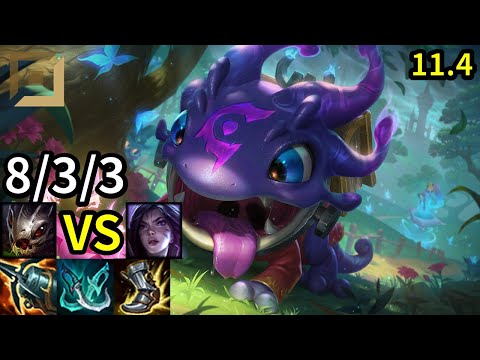 Kog'Maw ADC vs Kai'Sa - KR Master | Patch 11.4