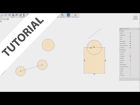 Fusion 360: Sketch Constraints