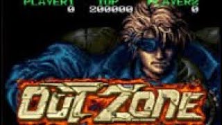 OutZone (Arcade/Toaplan) Original PCB game play.