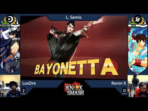 LuxDre (Bayonetta) vs Ronin X (Ryu) - Losers Semis - Banana Pull 4 - 4-29-17