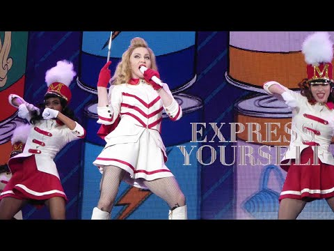 Madonna - Express Yourself / Born This Way / She's Not Me (Live from Miami, The MDNA Tour) | HD