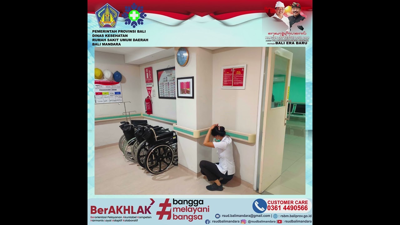 SIMULASI BENCANA KEBAKARAN GEMPA BUMI RSUD BALI MANDARA