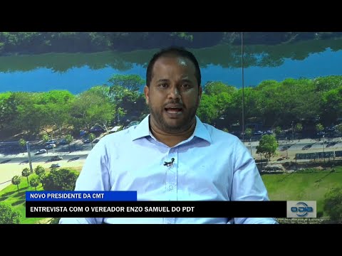 Entrevista com o Vereador Enzo Samuel, do PDT, novo Presidente da CMT 15 12 2022